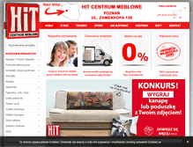 Tablet Screenshot of hitmeble.pl